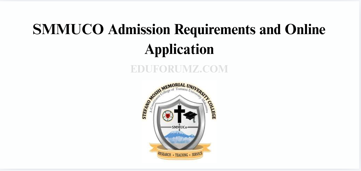 SMMUCO Admission Requirements and Online Application