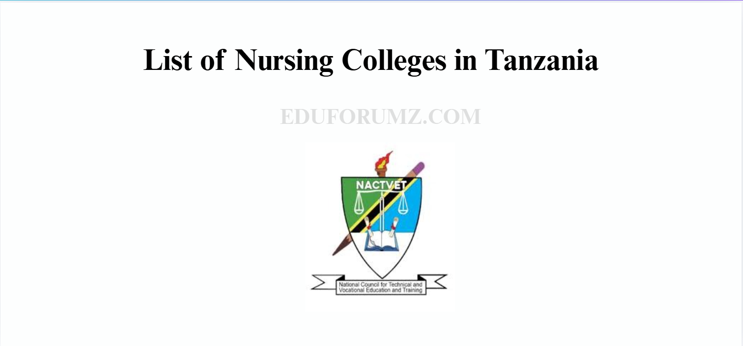 List of Nursing Colleges in Tanzania